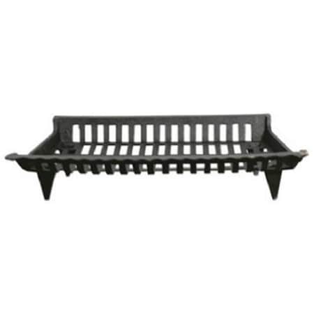 Blueprints CG30 30 in. Black, Cast Iron Fireplace Grate BL137780